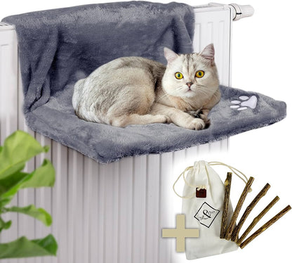 Heizkörperliege für Katzen - verstellbar
