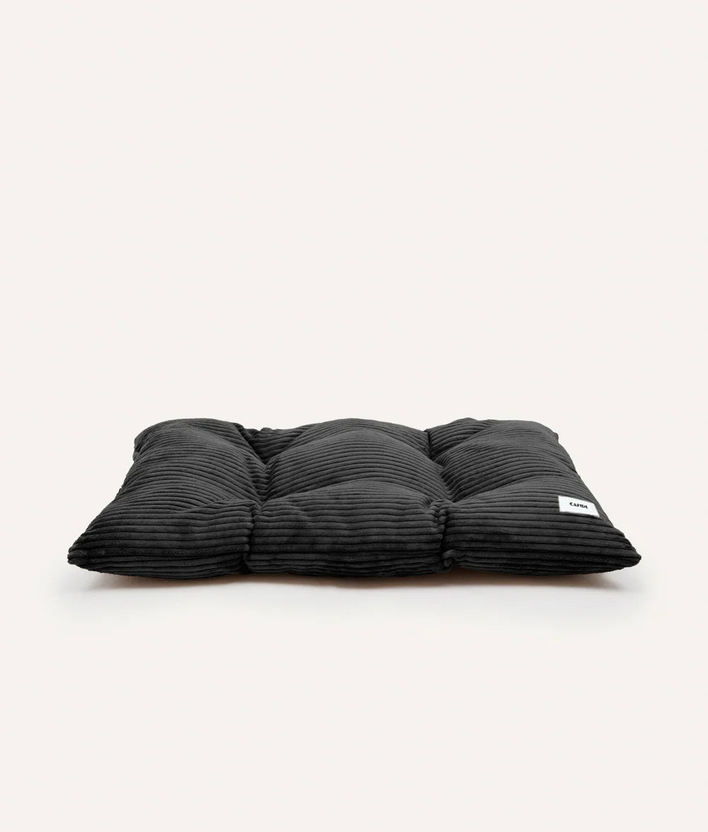 Hundebett Kissen Cord Schwarz, Bela
