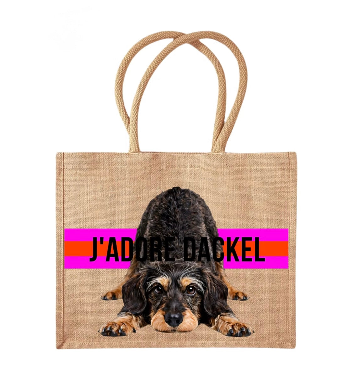 COCO+LOUIS Shopper YOGA Dackel Rauhaar