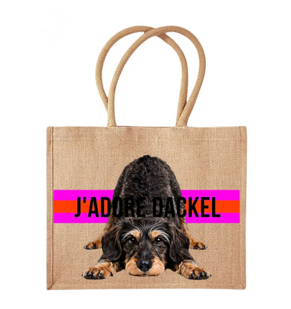 COCO+LOUIS Shopper YOGA Dackel Rauhaar
