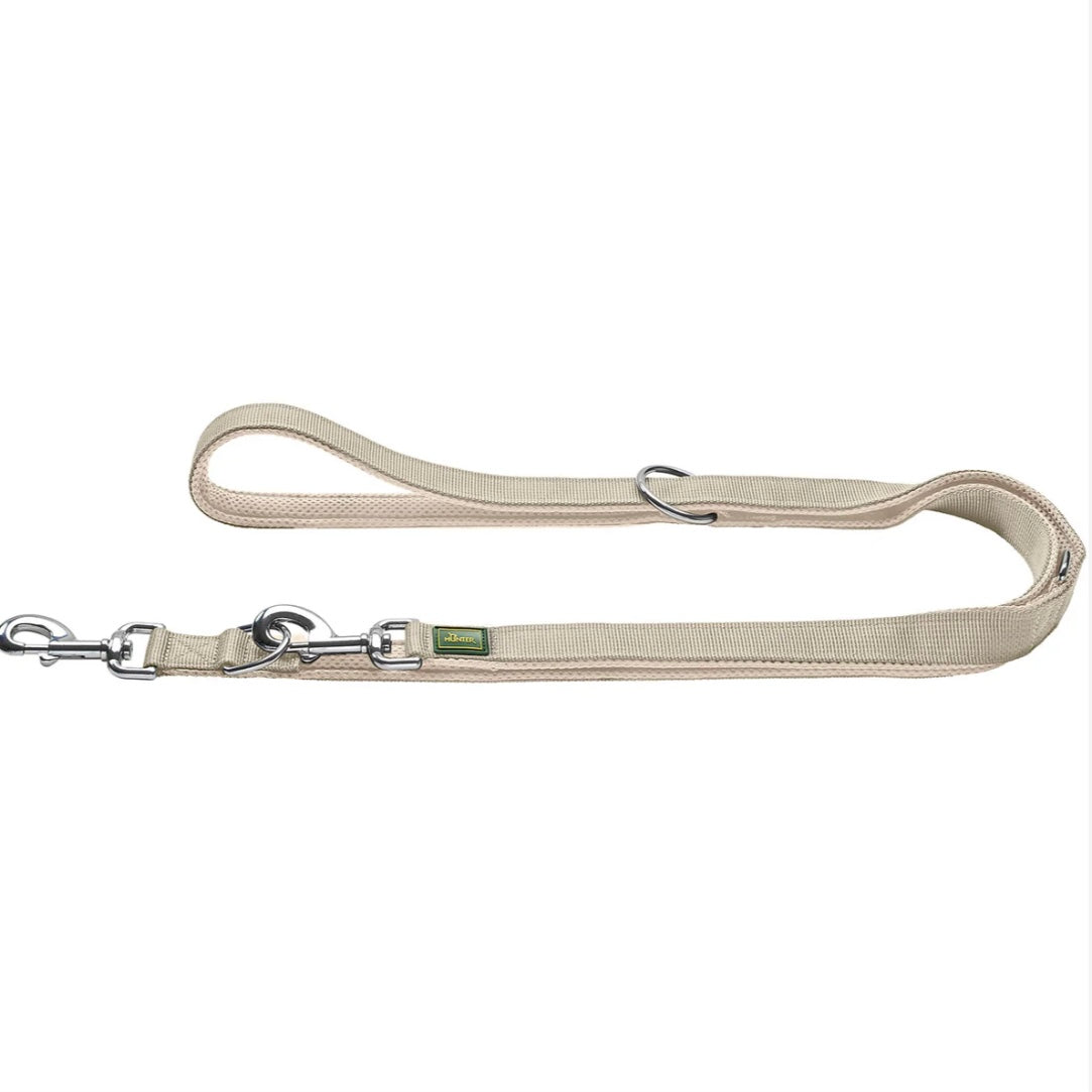 Verstellbare Führleine Divo Up 20/200, taupe