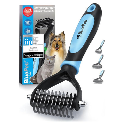 Unterwollbürste - Unterfellbürste blau