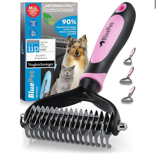 Unterwollbürste - Unterfellbürste rosa