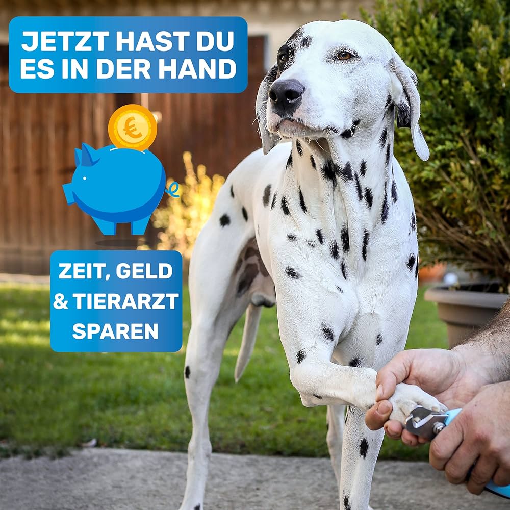 Krallenschere verstellbar Gr. S-L blau