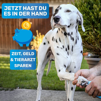 Krallenschere verstellbar Gr. S-L blau