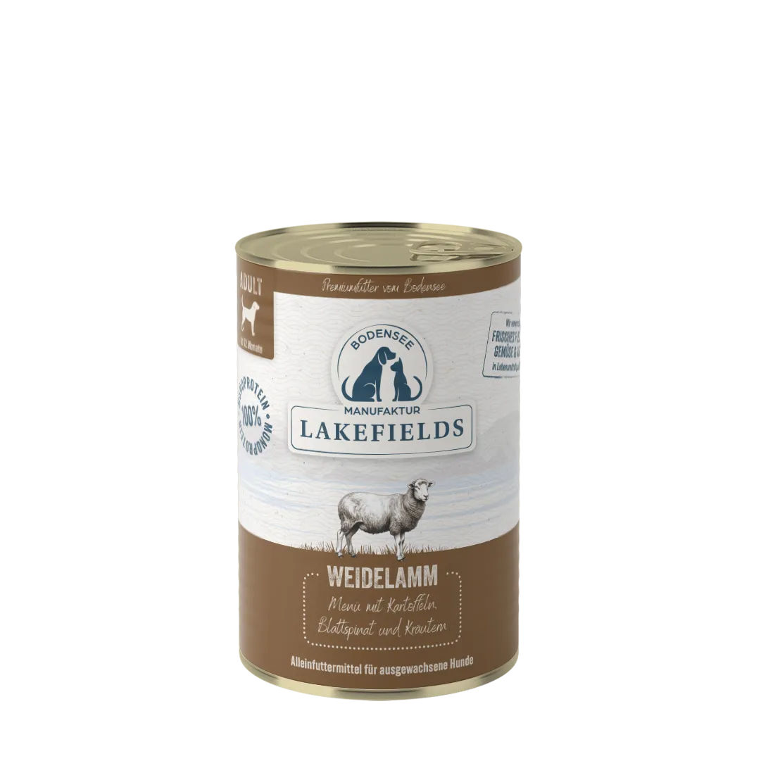 Lakefields Nassfutter-Menü Lamm Adult Classic