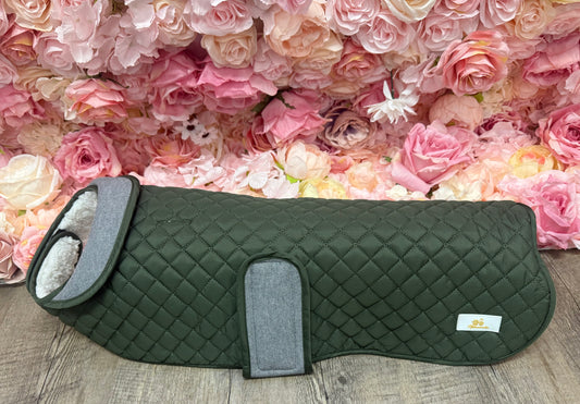 Pfotenwunder Hundemantel grün