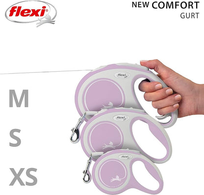 Flexi COMFORT, Gurt - S: 5 m, rosa