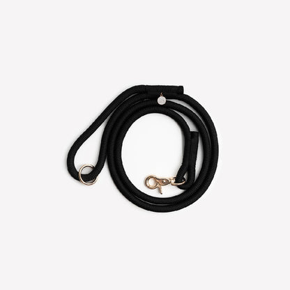 Schwarz - geflochtene Seilleine