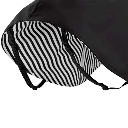 Hunde-Regenmantel schwarz