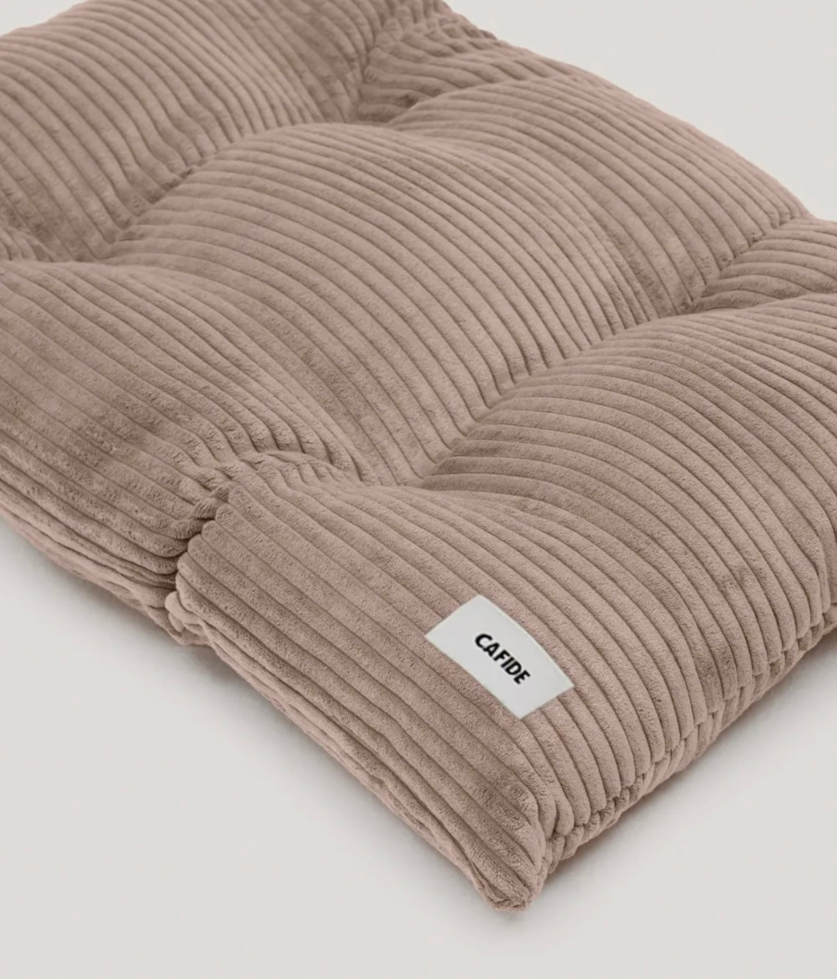 Hundebett Kissen Cord Beige, Bela