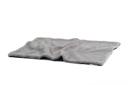Hundedecke Webpelz Grau