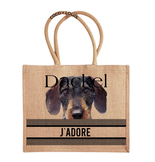 COCO+LOUIS Shopper Dackel Rauhaar kurz