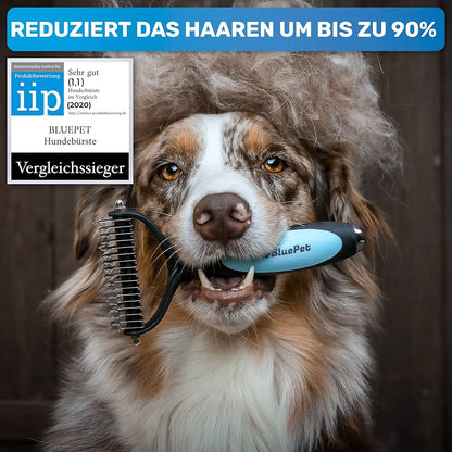 Unterwollbürste - Unterfellbürste blau