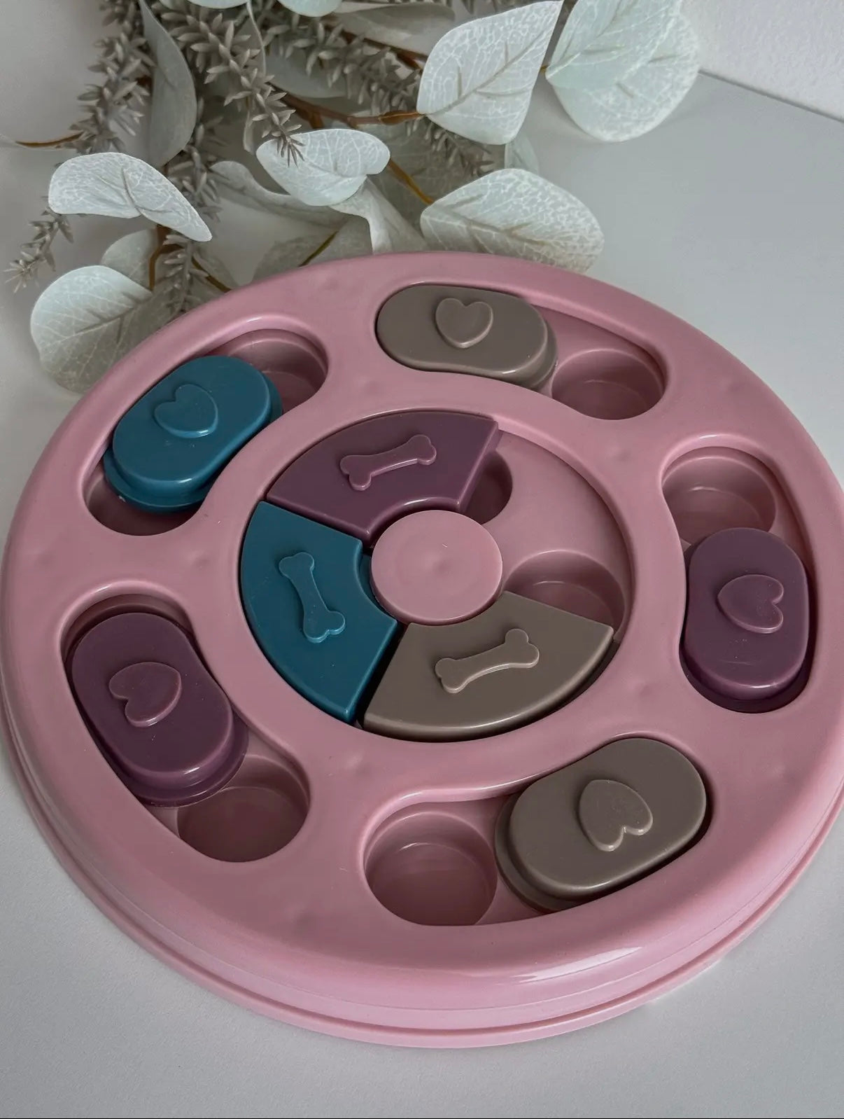 Intelligenzspielzeug für Hunde Rund | Pink