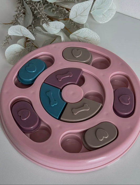 Intelligenzspielzeug für Hunde Rund | Pink