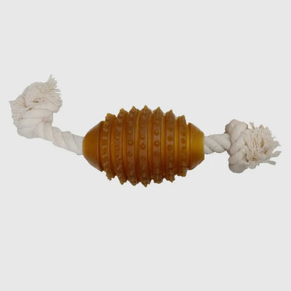 Rugby Hundespielzeug mit Spike & Rope