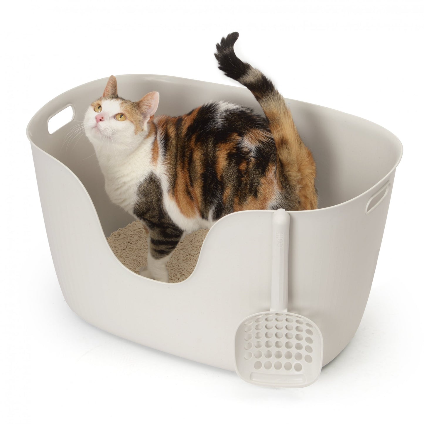 Loo Katzentoilette mit Streulöffel