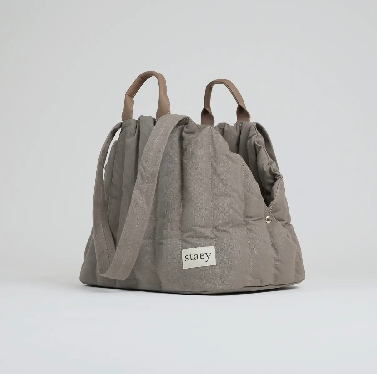 Hundetasche Taupe/Grau