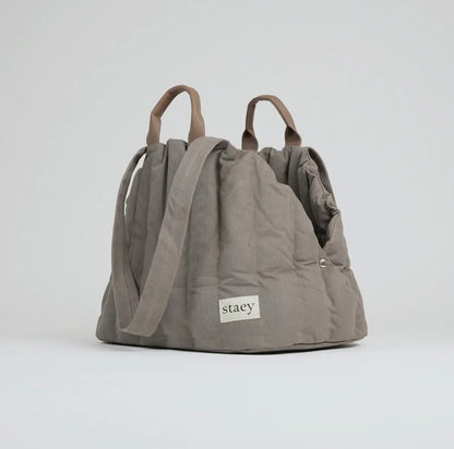 Hundetasche Taupe/Grau