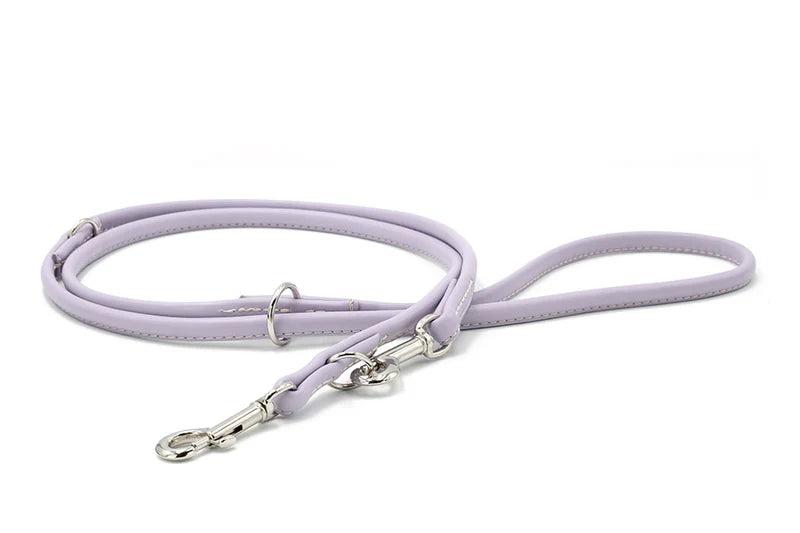 Lederleine rundgenäht Sunrise - Flieder/2 m