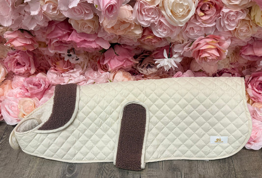 Pfotenwunder Hundemantel beige