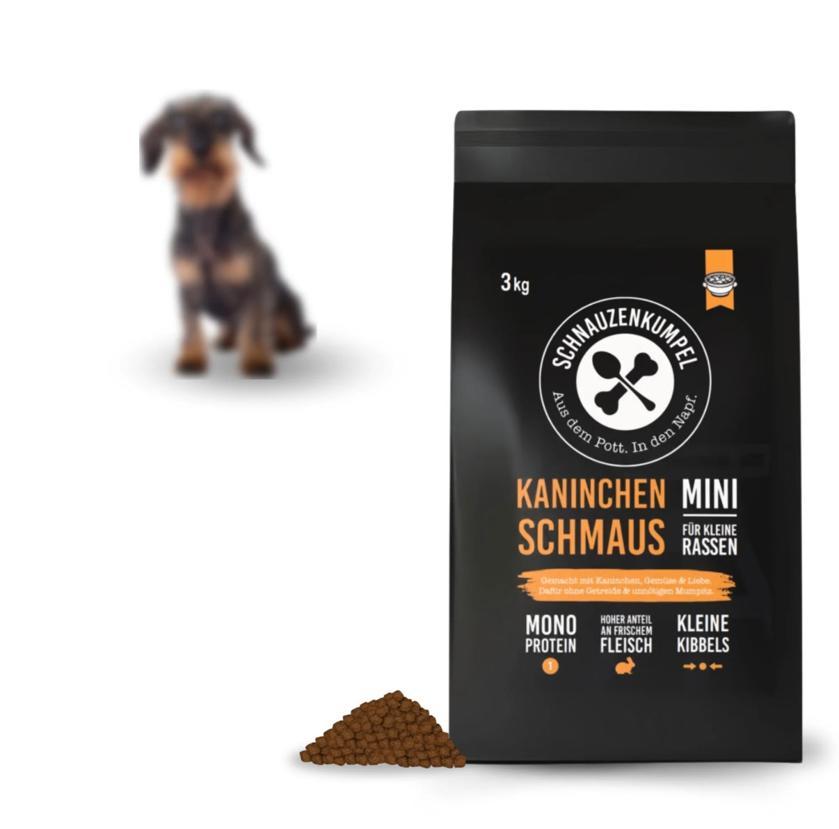 Schnauzenkumpel Kaninchenschmaus für kleine Rassen