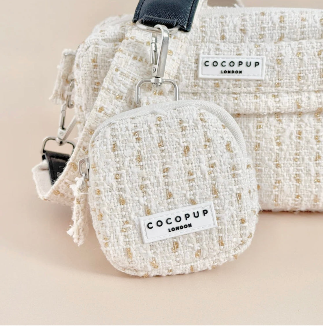 Leckerlibeutel- Vanille strukturierter-Tweed