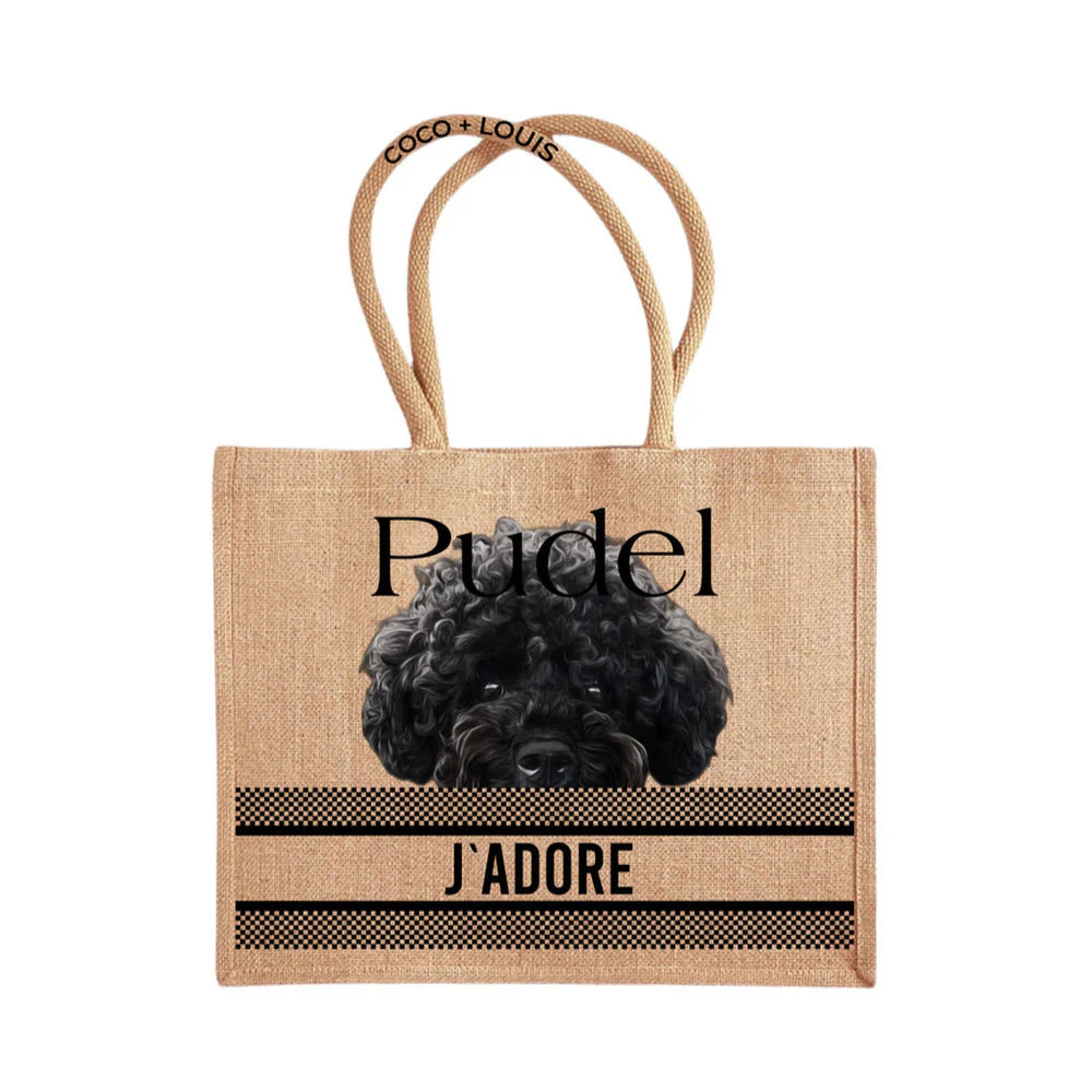 COCO+LOUIS Shopper Pudel schwarz