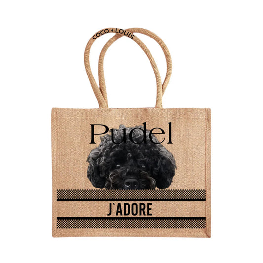 COCO+LOUIS Shopper Pudel schwarz
