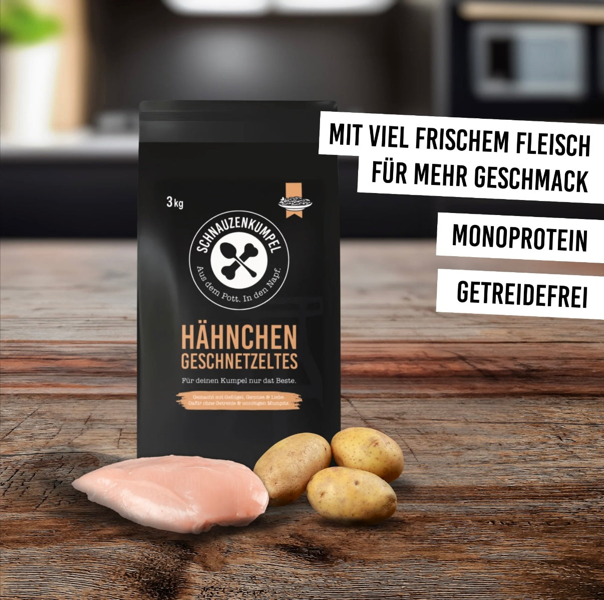 Schnauzenkumpel Hähnchengeschnetzeltes