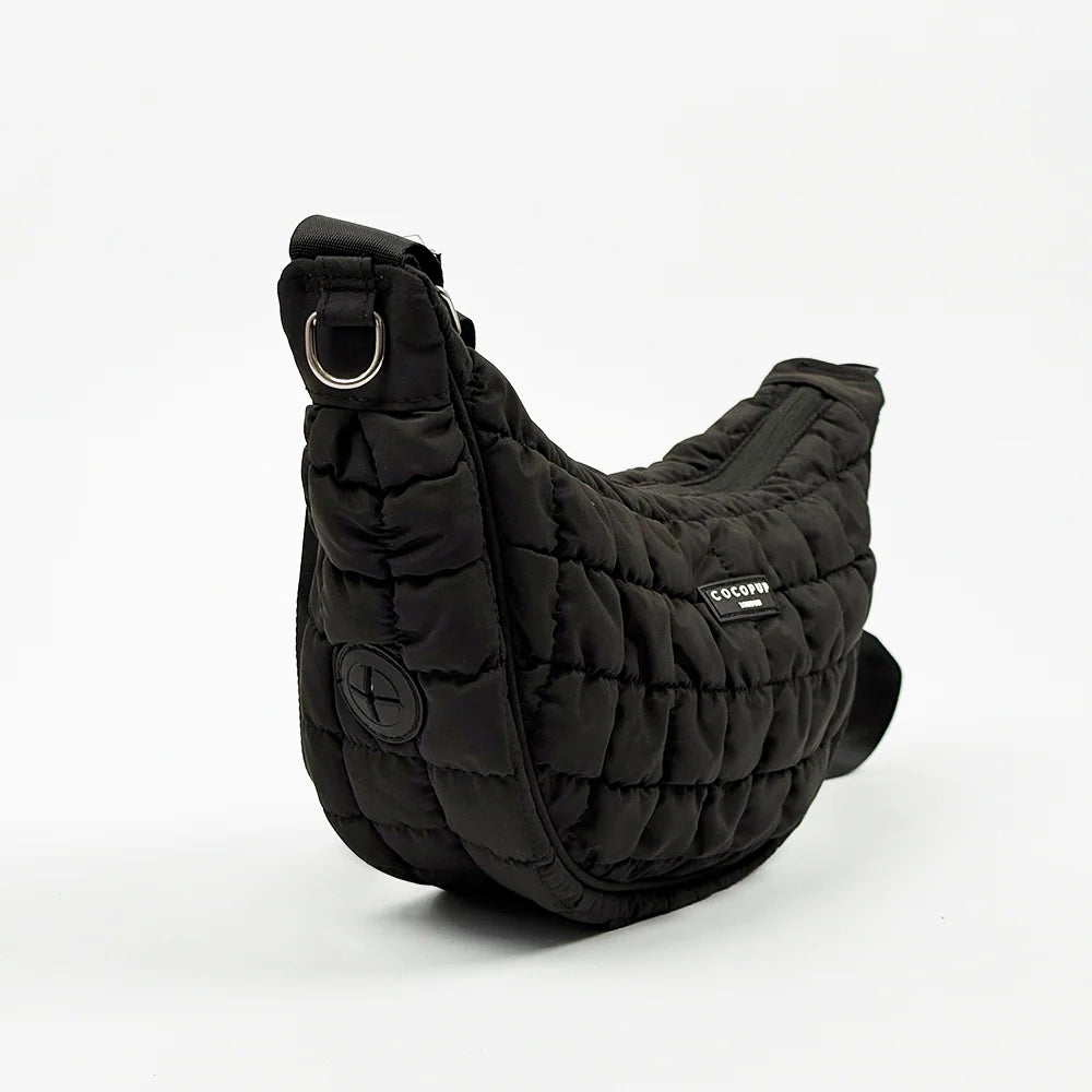 Halbmond Gassi-Tasche Onyx