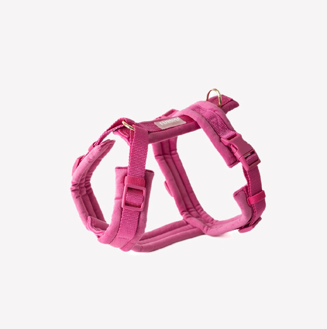 Magenta - Samt Hundegeschirr