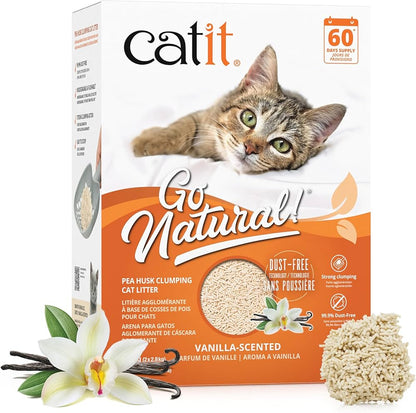 Go Natural Erbseneinstreu Vanille Duft 5,6 kg