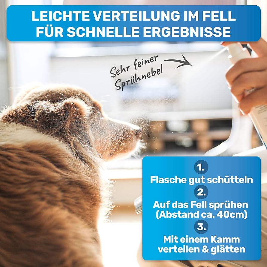 Entfilzungsspray - Fellspray für Hunde & Katzen