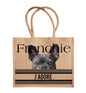 COCO+LOUIS Shopper Französische Bulldogge grau