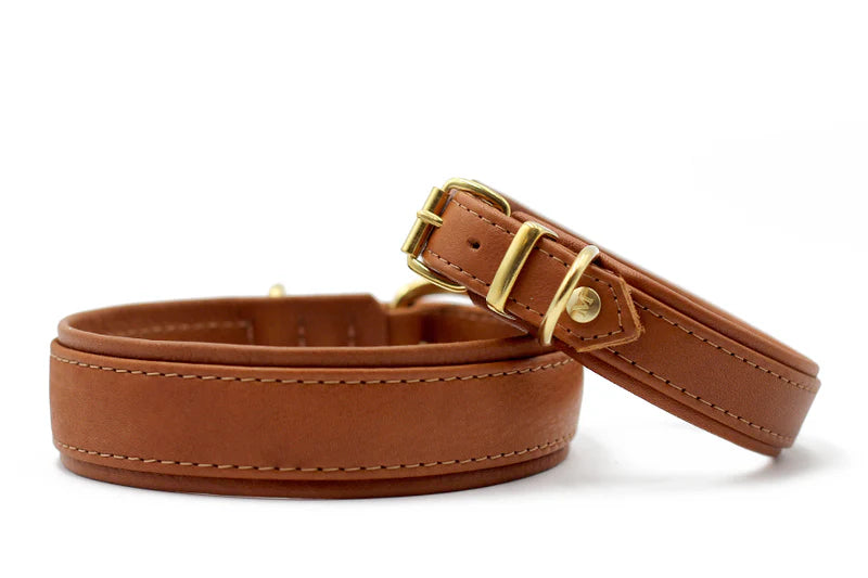 Halsband Klassik Cognac