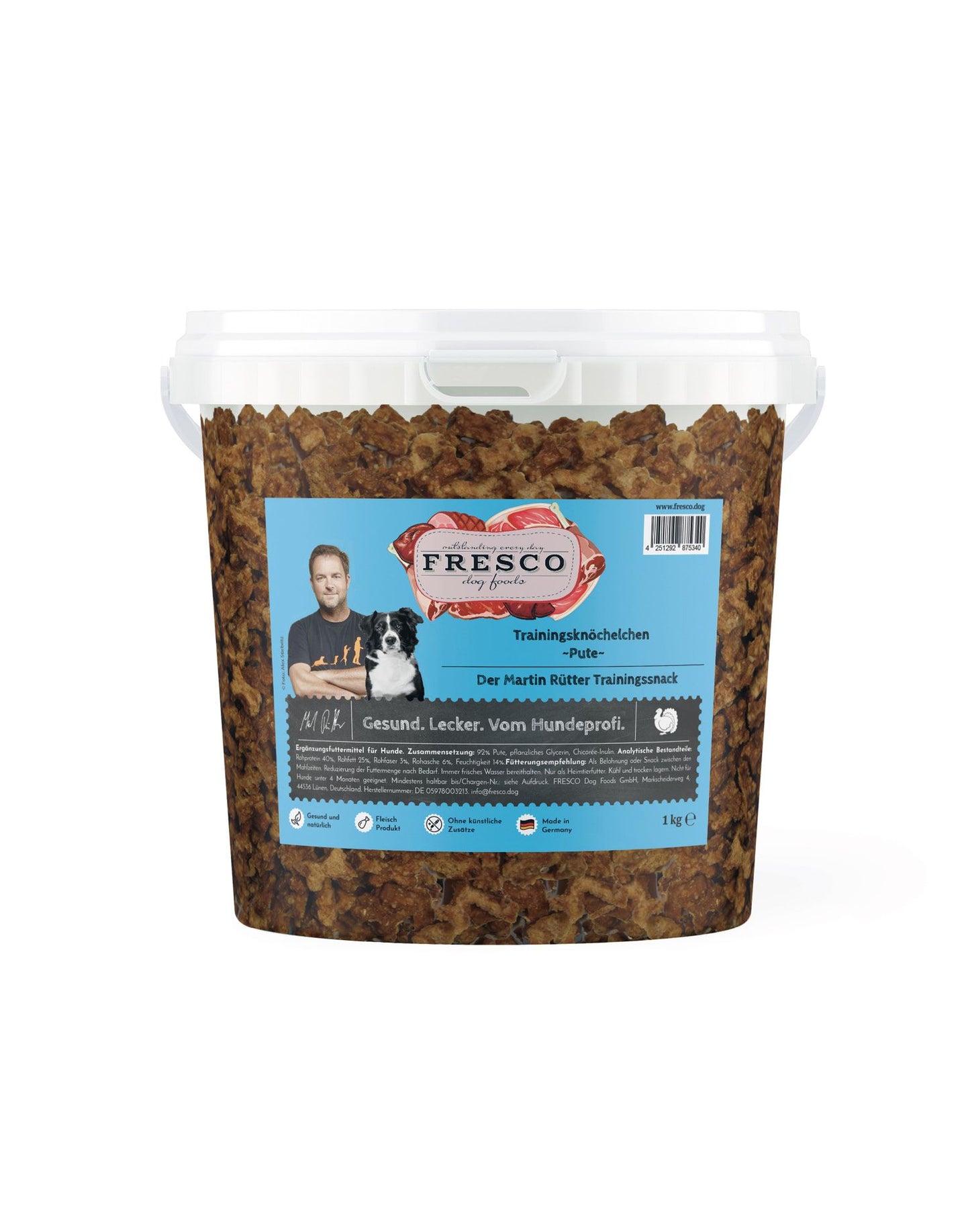 Fresco Martin Rütter Trainingsknöchelchen Pute 1Kg Eimer