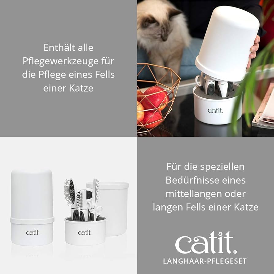Bürsten-Set für langhaarige Katzen