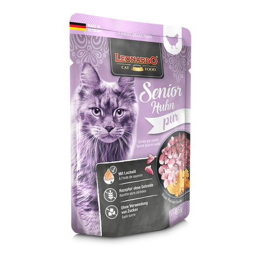 Leonardo Senior Huhn pur 85g