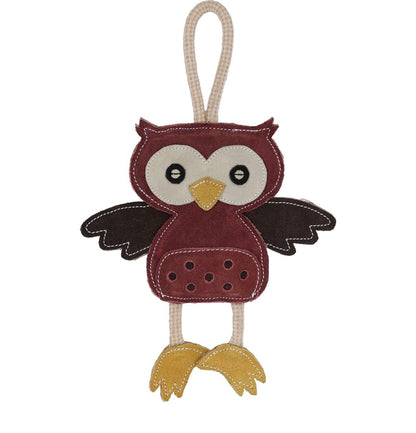 Lederspielzeug Eule klein