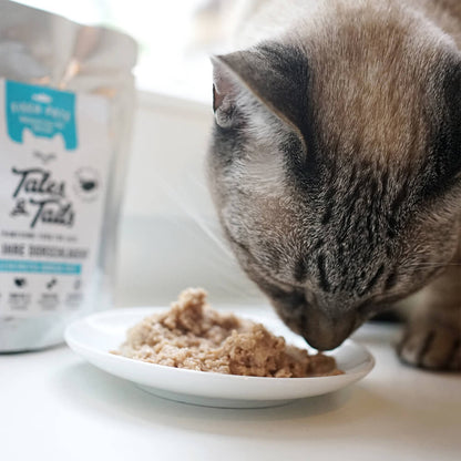 Tales & Tails Nassfutter für Katzen mit 100% Dorsch - 100g
