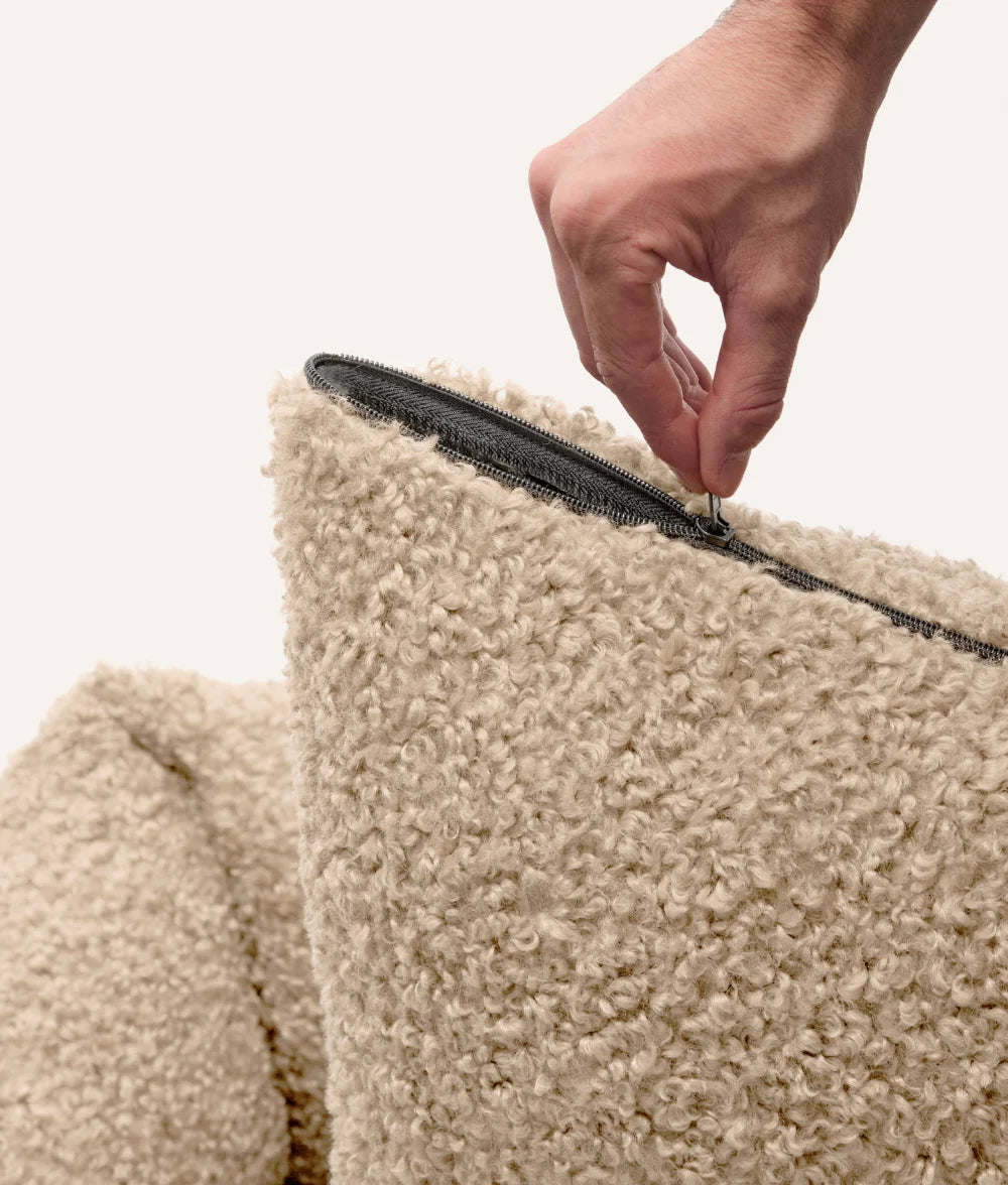 Beiges Teddy Hundebett, Snozy