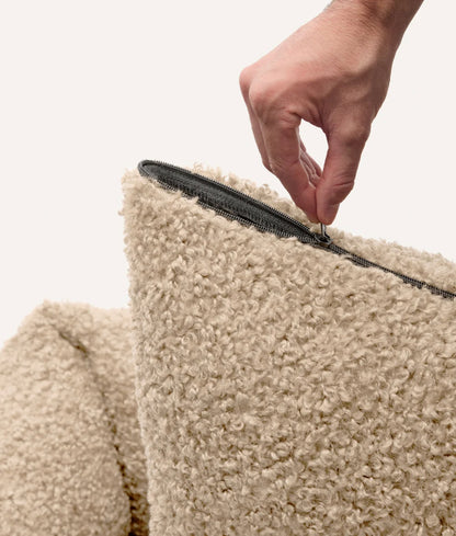 Beiges Teddy Hundebett, Snozy