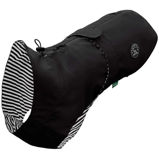 Hunde-Regenmantel schwarz