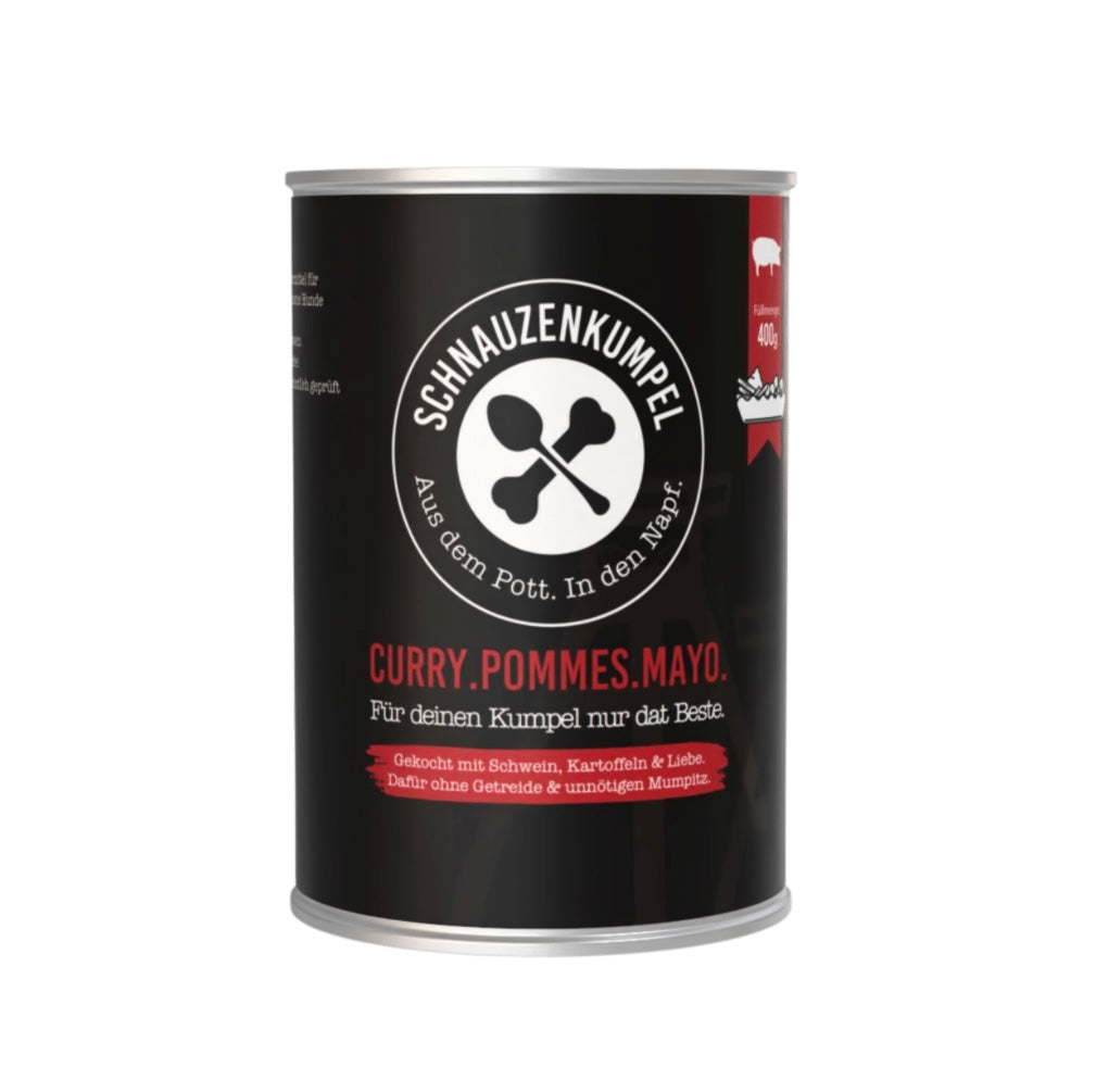 Schnauzenkumpel Curry-Pommes-Mayo 400g