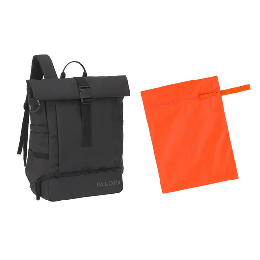 Rolltop Backpack Yoska schwarz