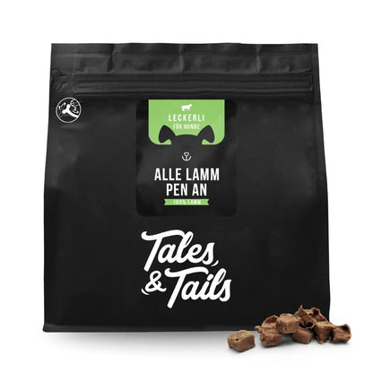 Tales & Tails Alle LammPen an- Trainingsleckerli 100% Lamm 250g