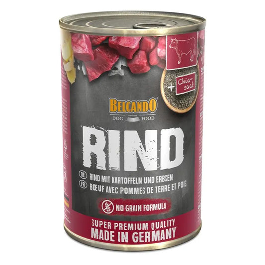 Belcando Rind mit Kartoffeln und Erbsen