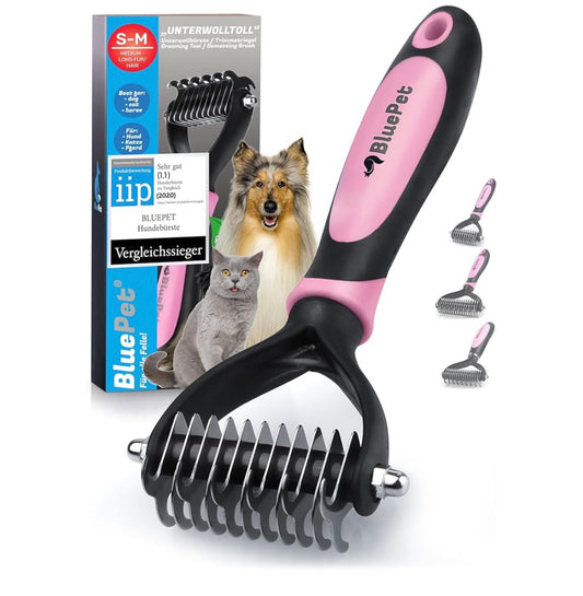 Unterwollbürste - Unterfellbürste rosa